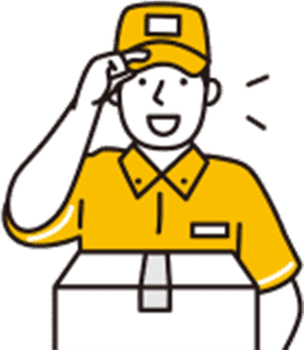 帽子をかぶった作業員のイラスト