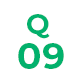円形のバッジにQ09と記されたアイコン