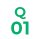 円形のバッジにQ01と記されたアイコン