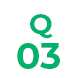 円形のバッジにQ03と記されたアイコン