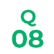 円形のバッジにQ08と記されたアイコン